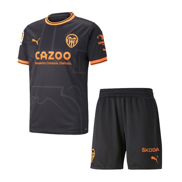 Camiseta Valencia Segunda Niño 2022-2023